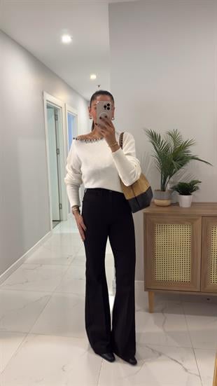 Kenry Siyah İspanyol Jean