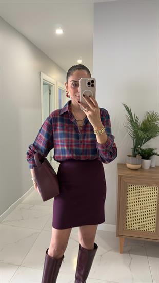 Ketera Sax Kırmızı Oduncu Gömlek