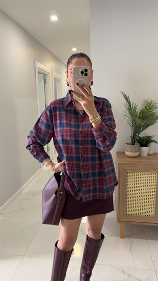 Ketera Sax Kırmızı Oduncu Gömlek