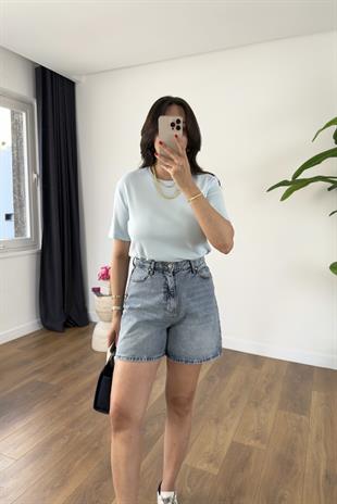 Marley Mavi Denim Şort