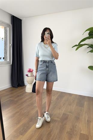 Marley Mavi Denim Şort