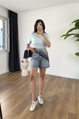 Marley Mavi Denim Şort