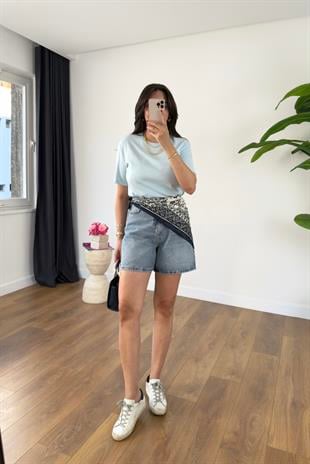 Marley Mavi Denim Şort