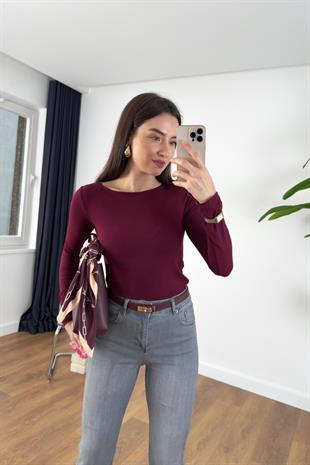 MD Astela Bordo Basic Bluz