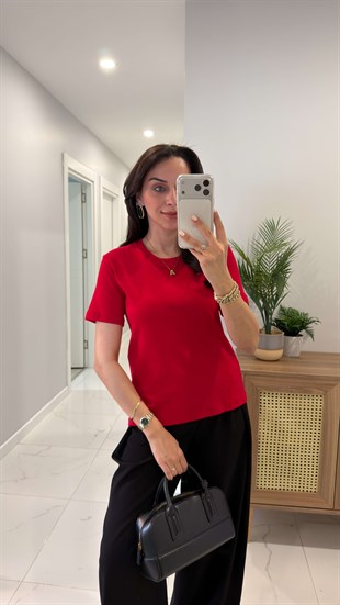 MD Cosret Kırmızı Tişört