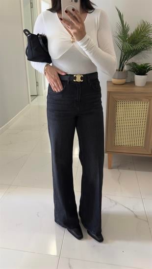 MD Cute Füme Wıde Leg Jean