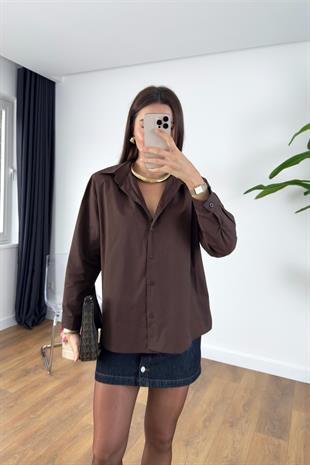 MD Kones Acı Kahve Vatkalı Gömlek