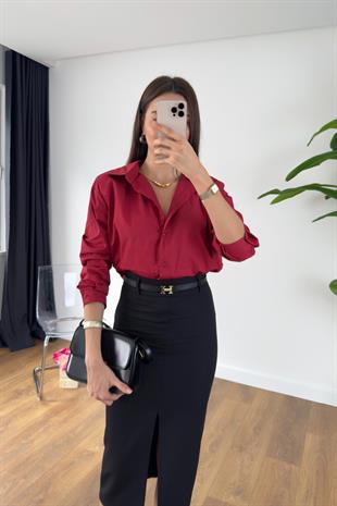 MD Kones Kırmızı Vatkalı Gömlek