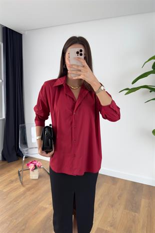 MD Kones Kırmızı Vatkalı Gömlek