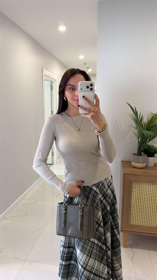 MD Sitra Vizon Fitilli Uzun Kollu Bluz