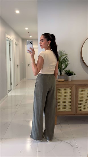 MD Subse Haki Tensel Pantolon