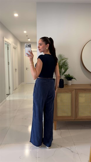 MD Subse Lacivert Tensel Pantolon