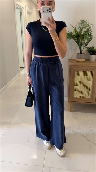 MD Subse Lacivert Tensel Pantolon