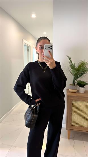MD Tika Siyah Triko Takım