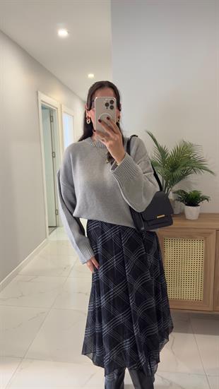 MD Vesta Gri Basic Triko