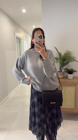 MD Vesta Gri Basic Triko