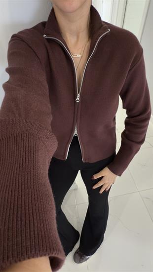 Nenna Cherry Fermuarlı Hırka