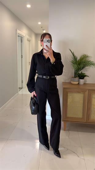 Nersa Siyah Kemerli Tulum