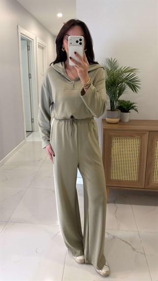 Neysan Olive Premium Alt Üst Takım