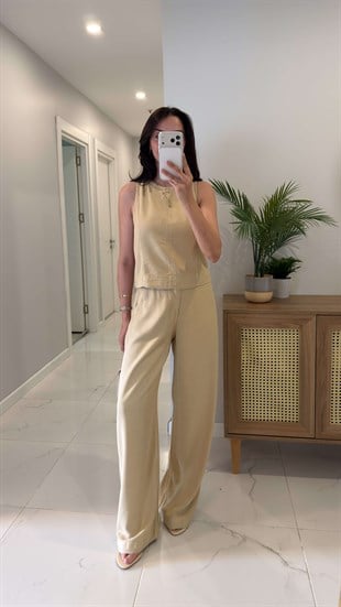 Noema Bej Modern Kesim İkili Takım