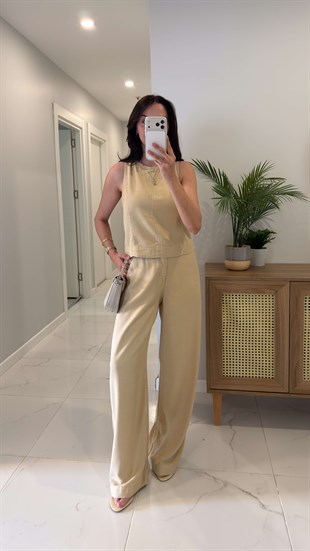 Noema Bej Modern Kesim İkili Takım