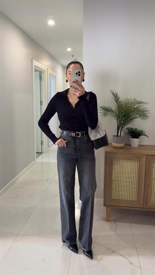 Noni Füme Wıde Leg Jean