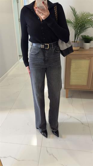 Noni Füme Wıde Leg Jean
