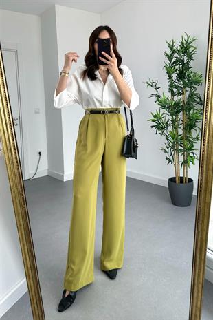 Puta Olive Aerobin Palazzo Pantolon