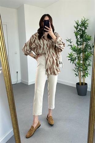 Taş Beli Bağlamalı Tünelli Atlas Pantolon