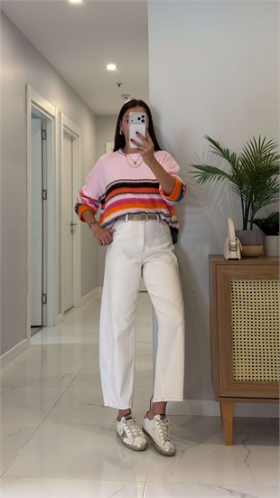 Petras Ekru Barrel Jean