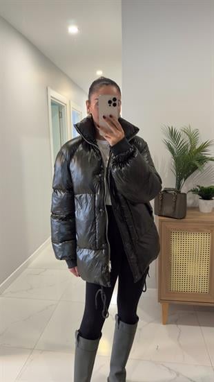 Renato Haki Parlak Şişme Mont