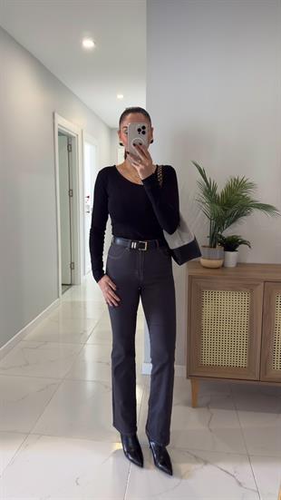Rino Antrasit Flare Jean