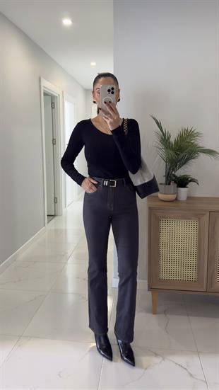 Rino Antrasit Flare Jean