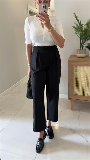 Ronsa Siyah Havuç Pantolon