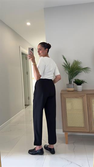 Ronsa Siyah Havuç Pantolon