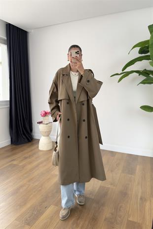 Sandy Camel Premium Trençkot