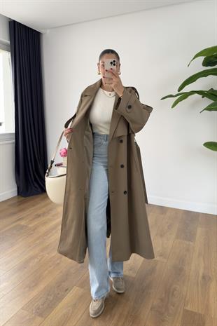 Sandy Camel Premium Trençkot