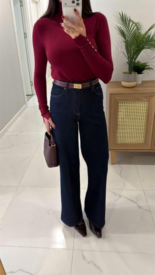 Sherry Dark Blue Straight Jean