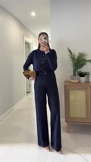 Sherry Dark Blue Straight Jean