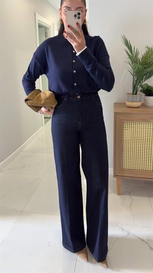 Sherry Dark Blue Straight Jean