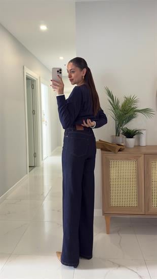 Sherry Dark Blue Straight Jean