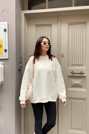 NA-KD Ekru Sweatshirt