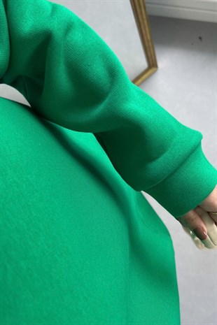 ZR Yeşil Bebe Yaka Sweatshirt