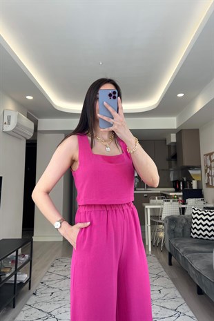 Pembe Keten İkili Takım