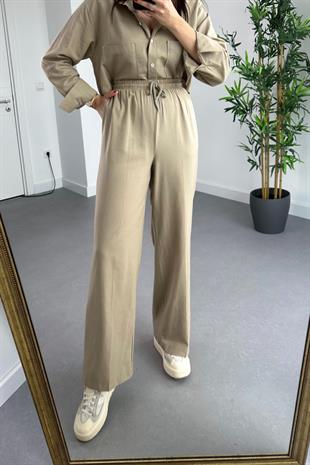 Willow Bej Premium Keten Takım