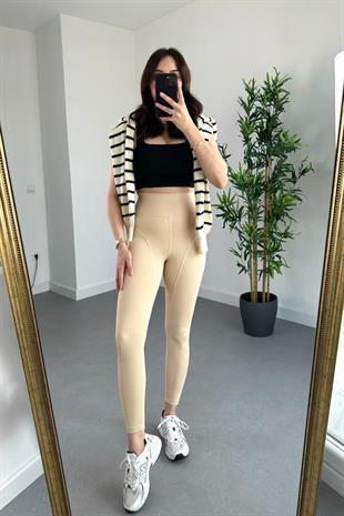 Oysho Taş Dikişli Toparlayıcı Fit Tayt