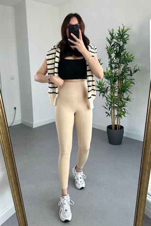 Oysho Taş Dikişli Toparlayıcı Fit Tayt