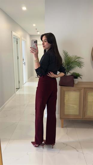 Tetra Bordo Süet Pantolon