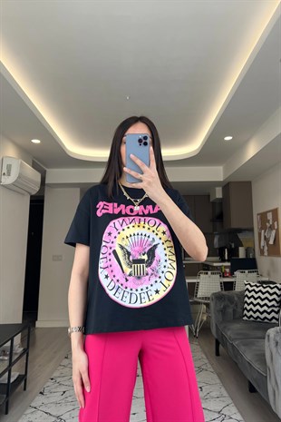 Amones Baskılı Tişört