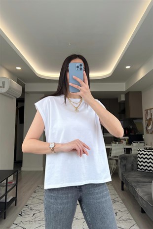 Beyaz Basic Tişört